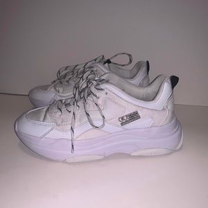 SOLD - WHITE CHUNKY DAD SNEAKERS
